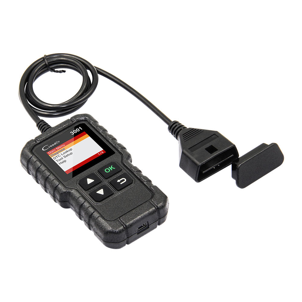Launch Creader CR3001 OBD2 Scanner — Professional Car Diagnostic Tool | Multi-Language Support