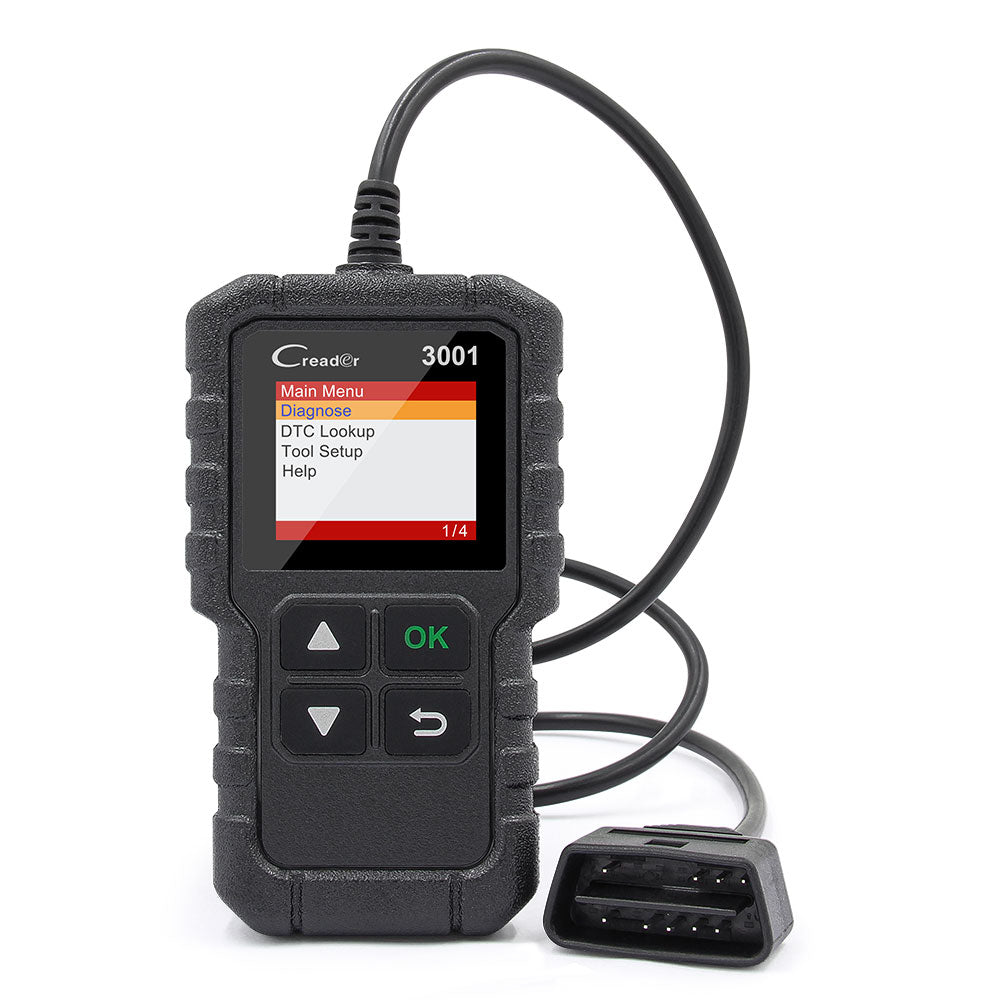 Launch Creader CR3001 OBD2 Scanner — Professional Car Diagnostic Tool | Multi-Language Support