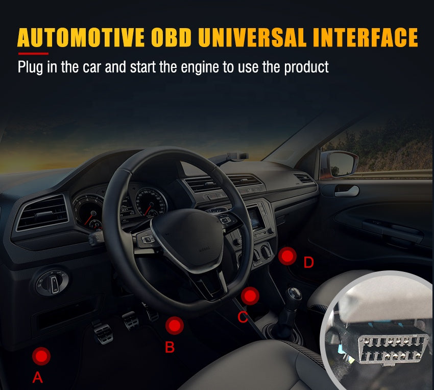 V302 OBD2 Scanner — Professional Car Diagnostic Tool | Multi-Language Engine Code Reader