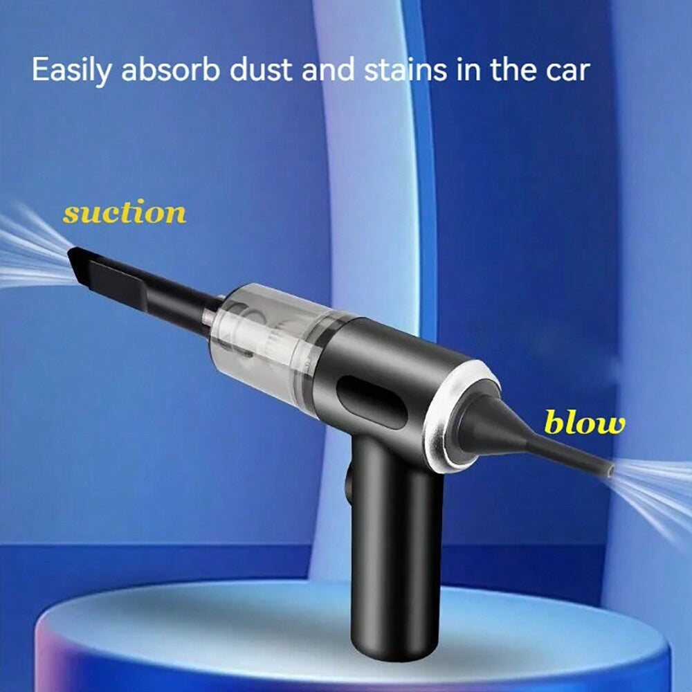 3-in-1 Wireless Car Vacuum Cleaner — Portable Handheld, High-Power | Car • Home • Office • Keyboard
