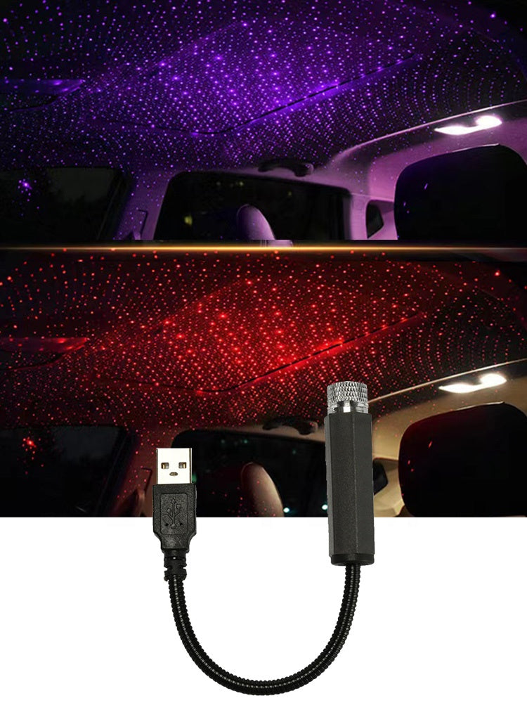 AMS Romantic LED Car Roof Lamp – Starry Projection Ambient Light